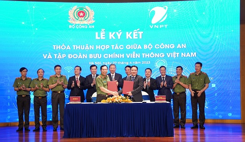 Bộ Công An và Tập đoàn VNPT ký kết thỏa thuận hợp tác